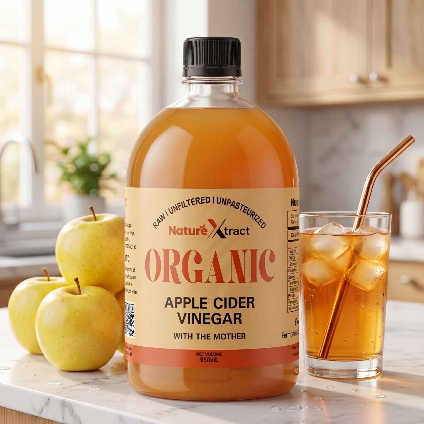 Apple Cider Vinegar (With Mother) – Raw, Unfiltered & Organic