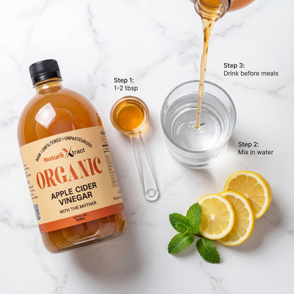 Apple Cider Vinegar (With Mother) – Raw, Unfiltered & Organic