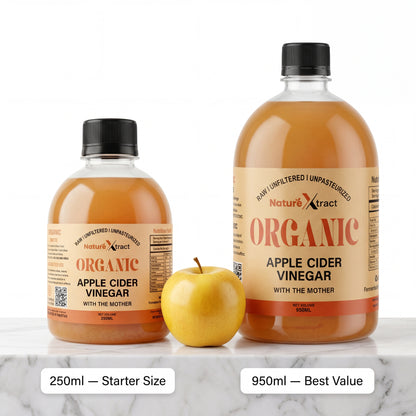 Apple Cider Vinegar (With Mother) – Raw, Unfiltered & Organic